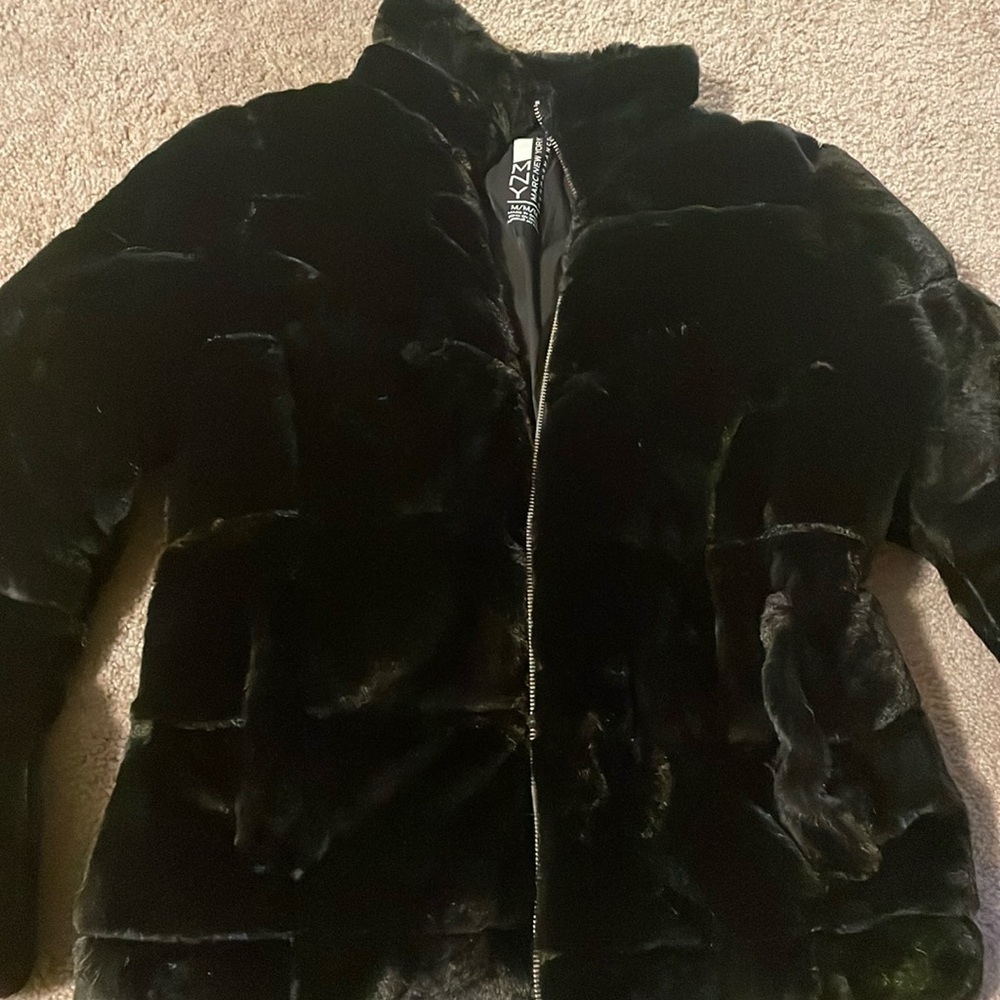 New andrew marc fur jacket